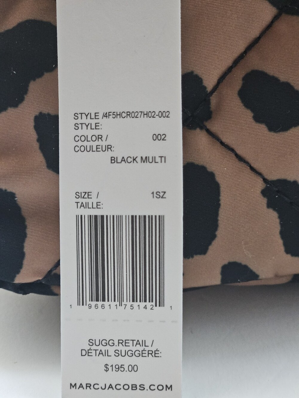 Mark Jacobs Quilted Leopard Print Crossbody Bag - Picture 6 of 8